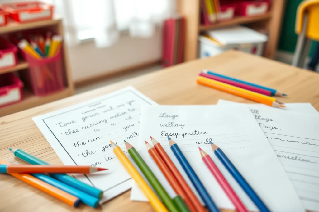 Easy Cursive Practice
