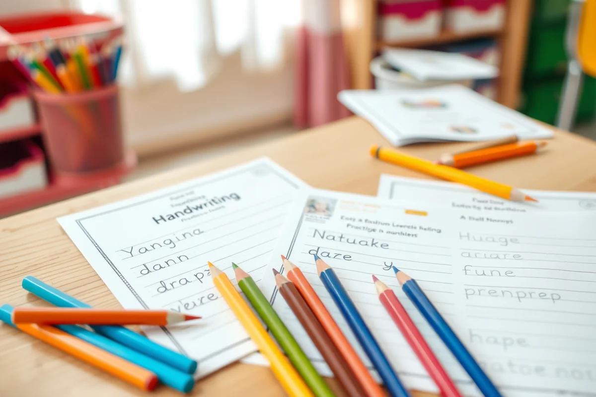 easy handwriting practice sheets — Easy Handwriting Practice Sheets