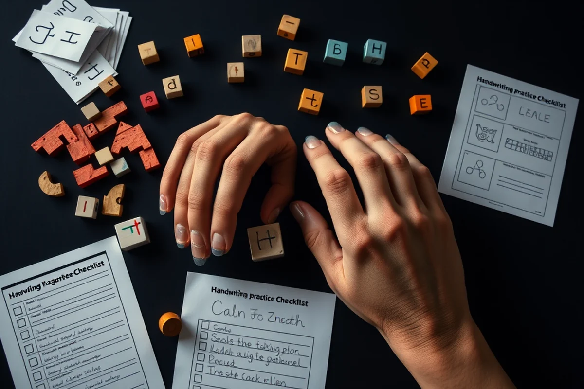 handwriting practice assessment checklist — Handwriting Practice Assessment Checklist (the finished result)