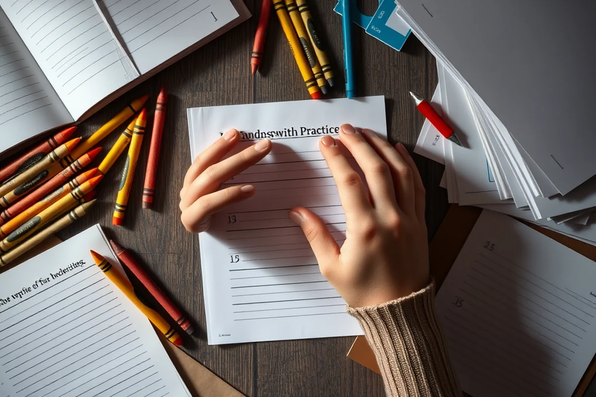 handwriting practice printables for beginners — Handwriting Practice Printables For Beginners (the finished result)