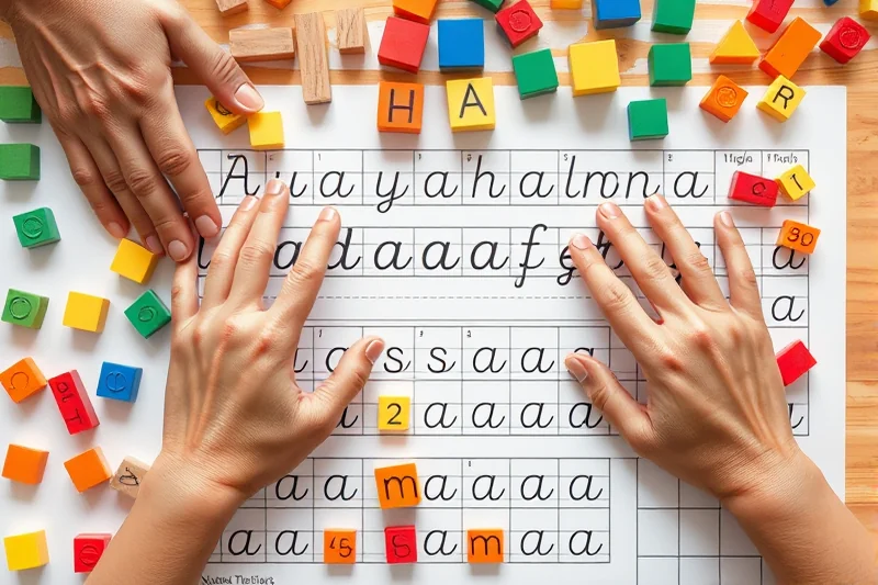 homemade handwriting practice sheets — Homemade Handwriting Practice Sheets (the finished result)