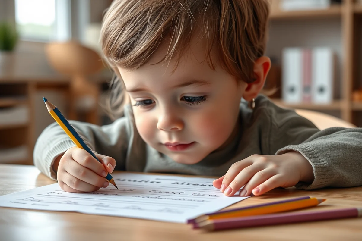 preschool handwriting practice sheets — Preschool Handwriting Practice Sheets (step by step)