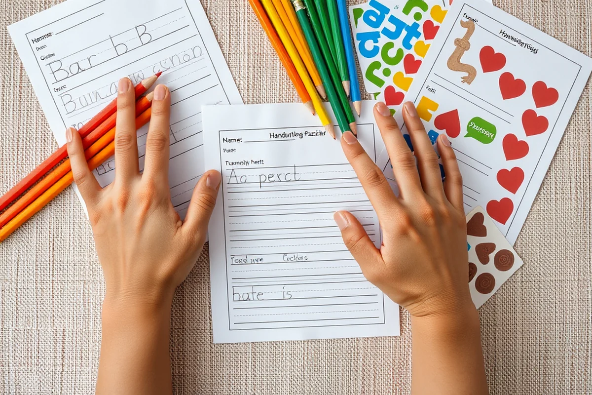 preschool handwriting practice sheets — Preschool Handwriting Practice Sheets (the finished result)