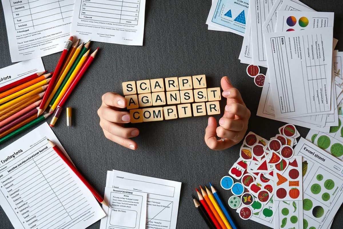 scrabble against the computer — Scrabble Against The Computer (the finished result)