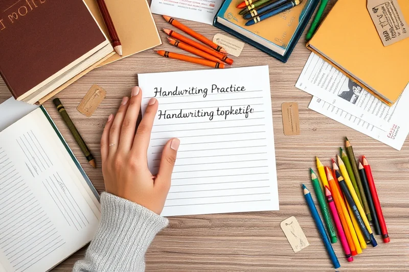 handwriting practice for adults printable tips — Handwriting Practice For Adults Printable Tips (the finished result)