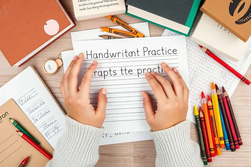 handwriting practice printables worksheets step by step — Handwriting Practice Printables Worksheets Step By Step (the finished result)