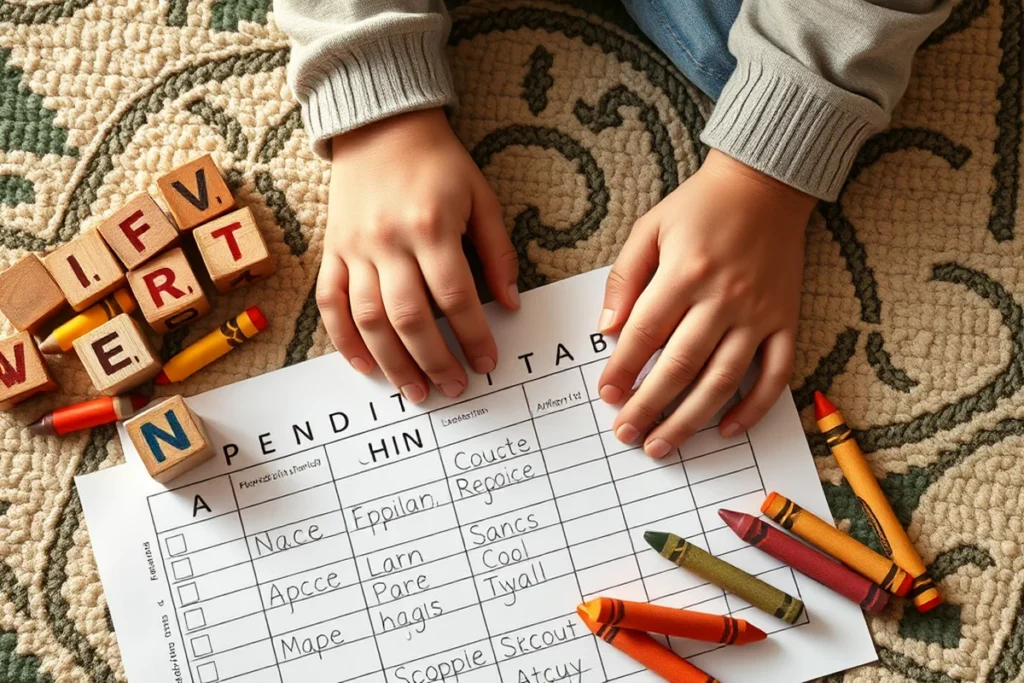 Handwriting Practice Progress Assessment Checklist