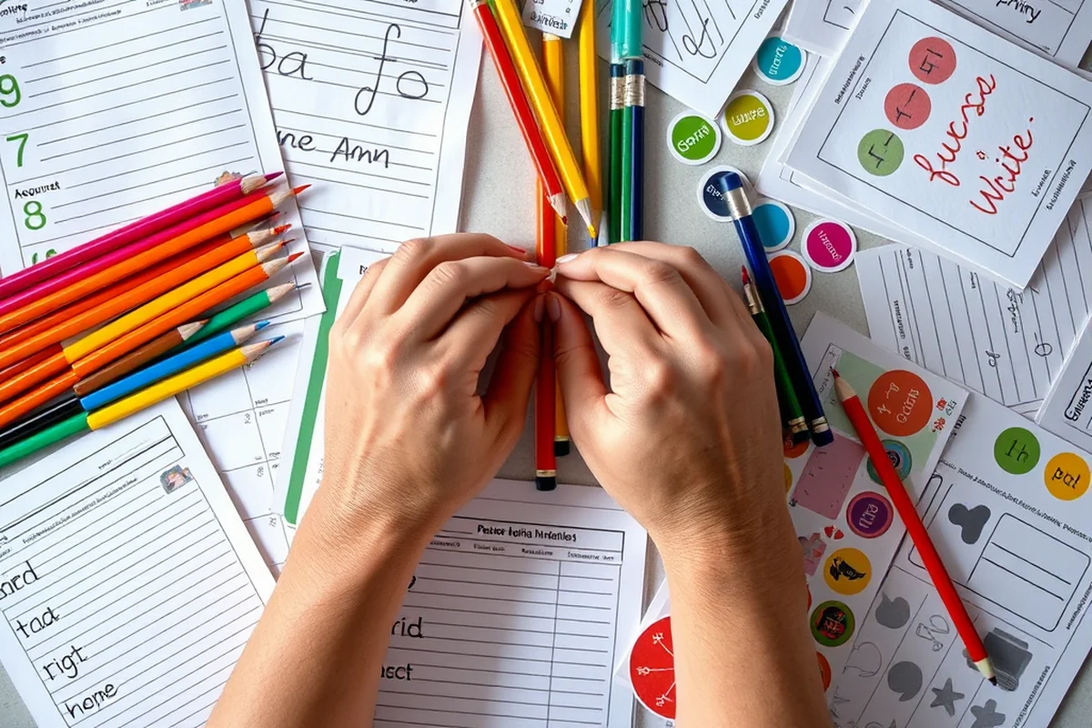 handwriting practice progress assessment examples — Handwriting Practice Progress Assessment Examples (the finished result)