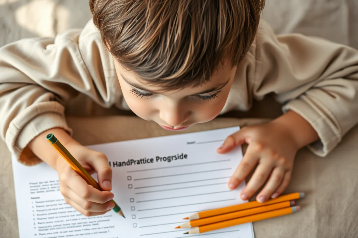handwriting practice progress guide — Handwriting Practice Progress Guide (step by step)