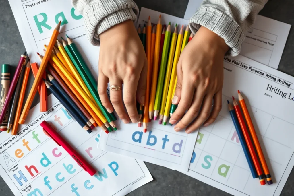 Practicing Writing Letters